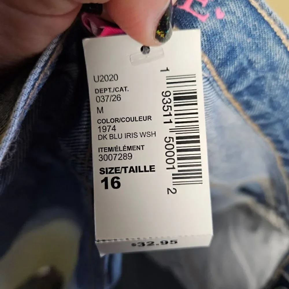 NWT Children's Place Ombre Denim Skirt